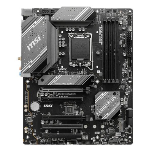 [CP8241] TARJETA MADRE MSI B760 GAMING PLUS WIFI LGA1700 ATX DDR4 911-7D98-043