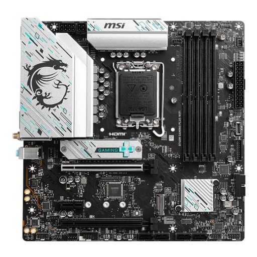 [CP8242] TARJETA MADRE MSI B760M GAMING PLUS WIFI LGA1700 MICRO-ATX DDR4 911-7D99-061