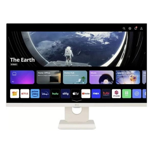 [22404] MONITOR 32 PULG LG 32SR50F-W 1920 x 1080 5MS 60Hz HDMI USB FHD IPS WITH WEBOS SMART