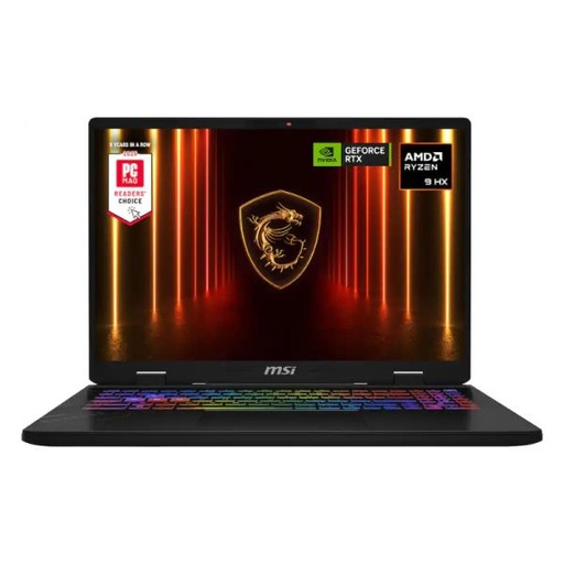 [LP2404] LAPTOP GAMING MSI CROSSHAIR A16 HX INGLES 16 PULG AMD RYZEN 9 8940HX 16GB RAM 1TB SSD RTX 5060 8GB WIN 11 D8WFKG-090US-C GRIS