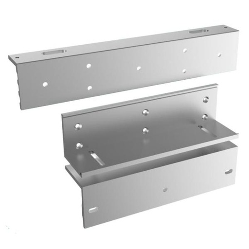 [AC12024] BRACKET PARA CERRADURA MAGNETICA HIKVISION DS-K4H255-LZ COMPATIBLE CON PUERTAS DE VIDRIO MADERA Y METAL 305701053