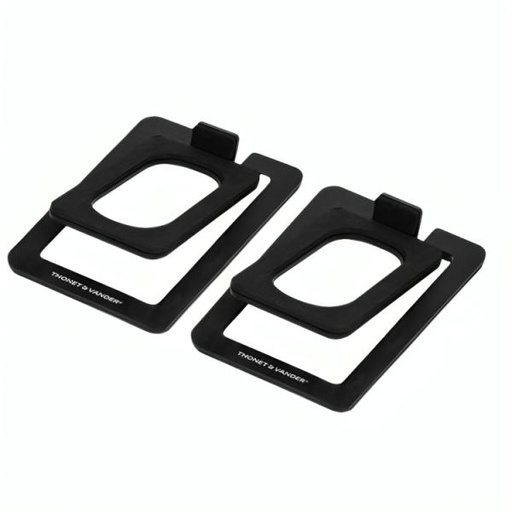 [AC12028] SOPORTE PARA PARLANTE THONET & VANDER ZIEL 150 X 165 MM CAPACIDAD DE 2.8KG ANTIDESLIZANTE Y ANTIVIBRACION HK096-03678 NEGRO
