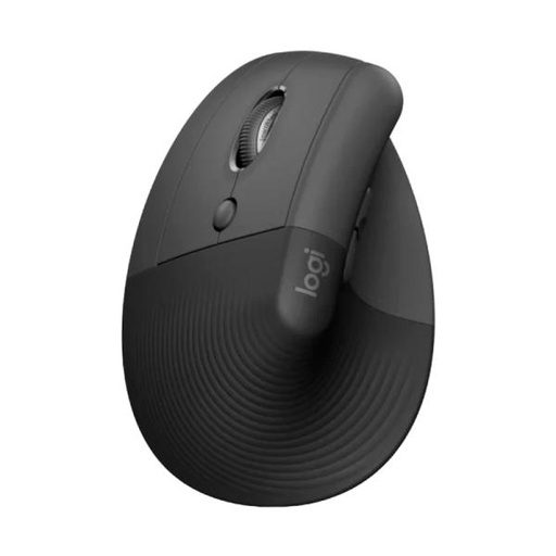 [1225106] MOUSE LOGITECH LIFT VERTICAL ERGONOMIC INALÁMBRICO BLUETOOTH / RECEPTOR 4000 DPI PARA ZURDOS 910-006467 NEGRO
