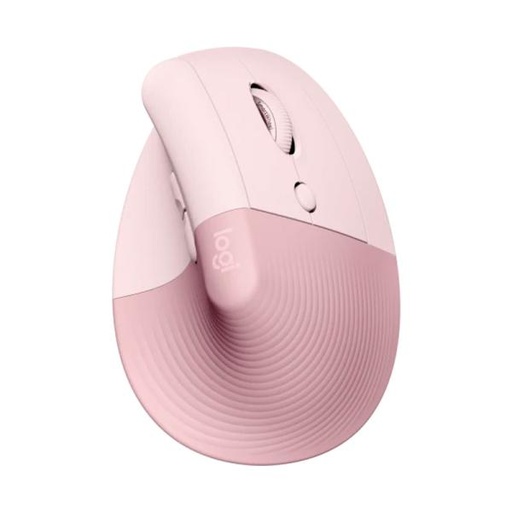 [1225127] MOUSE LOGITECH  LIFT VERTICAL ERGONOMIC INALÁMBRICO BLUETOOTH + RECEPTOR 4000 DPI 910-006472 ROSADO