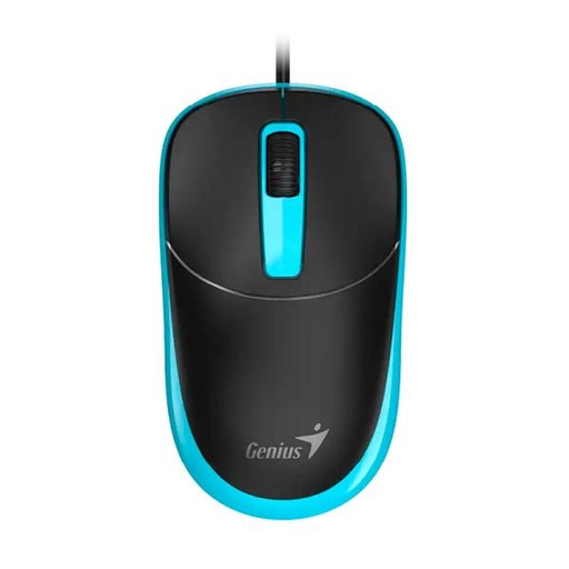 [PF5050] MOUSE GENIUS DX-123 ALAMBRICO USB-A 1200DPI 31010033401 NEGRO/AZUL