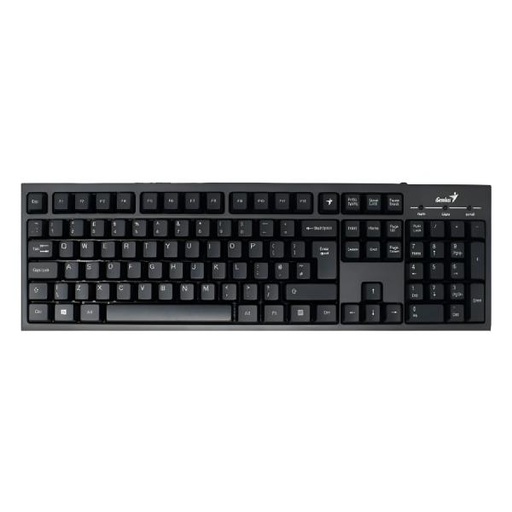 [161] TECLADO GENIUS KB-7100X MEMBRANA ALÁMBRICO USB ESPAÑOL 31320001401 NEGRO