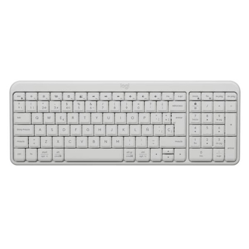 [PF7074] TECLADO LOGITECH K250 COMPACT MEMBRANA INALAMBRICO BLUETOOTH ESPAÑOL 920-013446 BLANCO