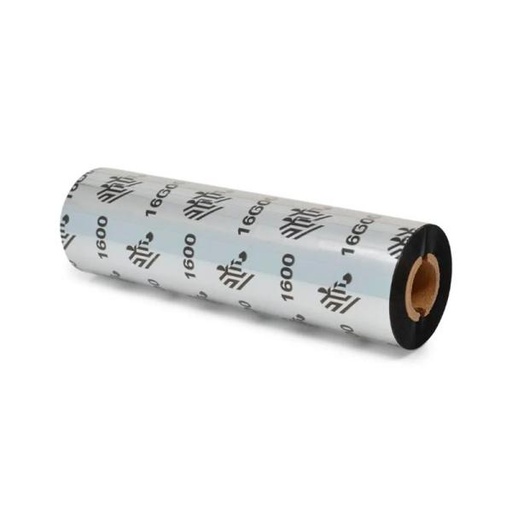 [1904012] RIBBON ZEBRA CERA 4.33 PULG X 75 NUCLEO 0.5 PULG METROS 1600 WAX 24 UNIDADES/CAJA 01600GS11007