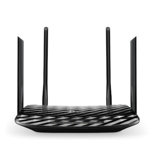 [RC4062] ROUTER TP-LINK ARCHER C6 2.4 / 5 GHZ AC1200 4 LAN GIGABIT / 1 WAN GIGABIT WI-FI 5 / MU-MIMO NEGRO