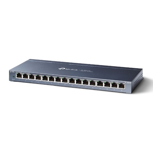 [3102038] SWITCH TP LINK TL-SG116 16 PUERTOS GIGABIT 10/100/1000 MBPS NO ADMINISTRABLE NEGRO