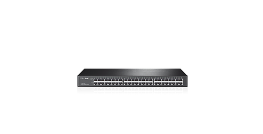 [5800061] SWITCH TP LINK TL-SG1048 48 PUERTOS GIGABIT 10/100/1000 MBPS NO ADMINISTRABLE NEGRO