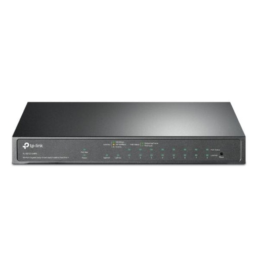 [RC5029] SWITCH TP LINK TL-SG1210MPE(UN) 9 PUERTOS RJ45 GIGABIT / 1 PUERTO COMBO SFP/RJ45 10/100/1000 MBPS ADMINISTRABLE GRIS