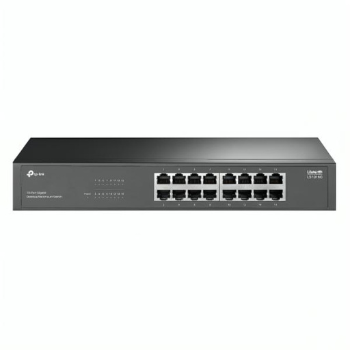 [RC5057] SWITCH TP LINK LS1016G 16 PUERTOS RJ45 + GIGABIT 10/100/1000 MBPS NO ADMINISTRABLE