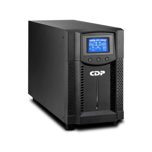 [2001099] UPS CDP UPO11-1AX 1000VA 1000W UPS ONLINE DOBLE CONVERSION TORRE LCD NEGRO