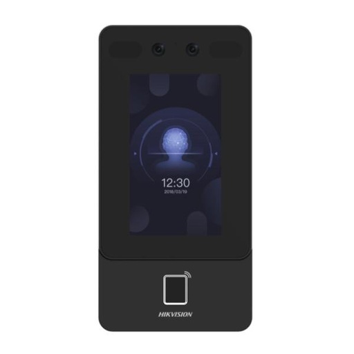 [SG4043] CONTROL DE ACCESO FACIAL HIKVISION DS-K1T342EFWX-E1(O-STD) (E) TECLADO TACTIL CON HUELLA CAMARA 2MP ETHERNET / WI-FI / RS-485 / WIEGAND / USB 302920739 NEGRO