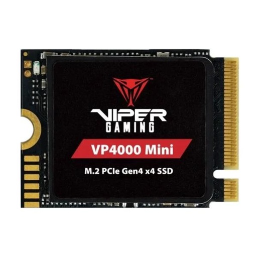 [360104119] HD INTERNO SOLIDO 500GB PATRIOT VP4000 MINI VIPER GAMING M.2 2230 PCIE GEN4 X4 NVME 5000MB/S / 3500MB/S NEGRO