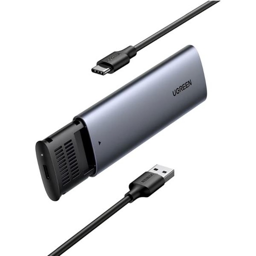 [AM5019] ENCAPSULADOR UGREEN CM400 USB-C 3.0 M.2 SATA SSD NGFF 5GBPS CABLE 50CM 10903