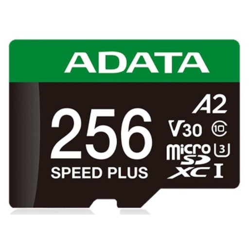 [AM6002] MEMORIA MICRO SDXC 256GB ADATA SPEED PLUS 180/160 MB/S COMPATIBLE CON DRONES NINTENDO 4K UD256GUI3V30A2SP-RA1