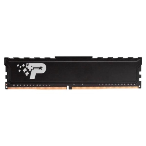 [1501269] MEMORIA RAM PC 16GB PATRIOT PSP416G320081H1 SL P DDR4 3200 MHZ CL22 1.2 V SIGNATURE PREMIUM. UNBUFFERED DIMM 288 PINES NEGRO