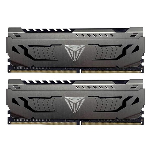 [1501308] MEMORIA RAM PC 8GB (2×4GB) PATRIOT VIPER 4 STEEL DDR4 3200MHz CL16 1.35V PVS48G320C6K V4S GRIS