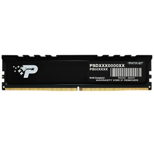 [AM8143] MEMORIA RAM PC 8GB PATRIOT PSP58G520081H1 UDIMM SINGLE 5200MT/S DDR5 CL42 1.1V NEGRO