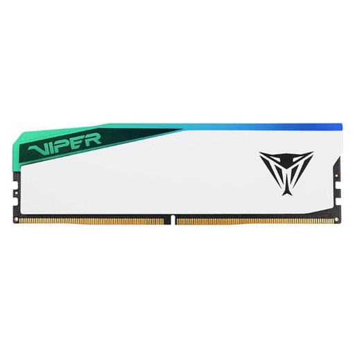 [AM8165] MEMORIA RAM PC 16GB PATRIOT VIPER ELITE 5 RGB DDR5 5600 MHZ CL38 1.35 V PVER516G56C38W BLANCO