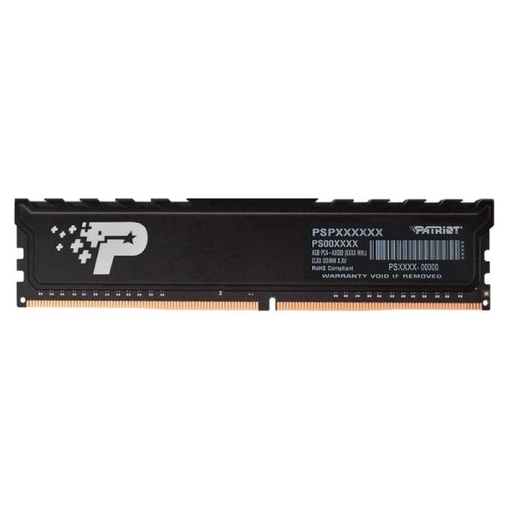[AM8169] MEMORIA RAM PC 16GB PATRIOT SIGNATURE PREMIUM DDR4 DDR43200 MT/S CL22 1.2 V PSP416G3200H1 SL P NEGRO