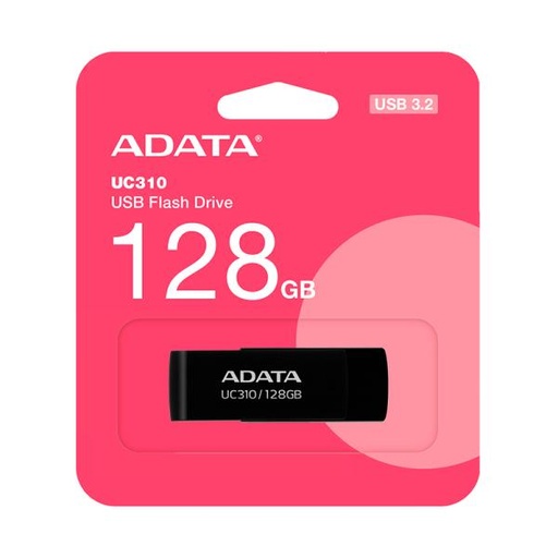 [3603040] MEMORIA USB 128 ADATA UC310 USB-A 3.2 GEN 1 UC310-128G-RBK NEGRO