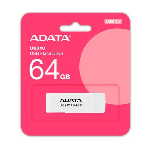 [3603042] MEMORIA USB 64 ADATA UC310 USB-A 3.2 GEN 1 UC310-64G-RWH BLANCO