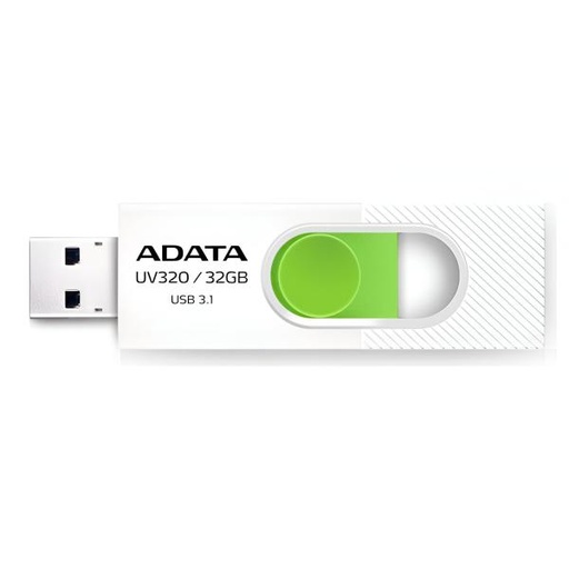 [3603063] MEMORIA USB 32GB ADATA UV320 USB-A / USB-C 3.2 GEN 1 AUV320-32G-RWHGN BLANCO / VERDE