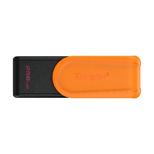[AM9028] MEMORIA USB 256GB KINGSTON DATA TRAVELOR EXODIA S USB-A 3.2 GEN 1 CON TAPA GIRATORIA DTXS/256GB NEGRO/NARANJA