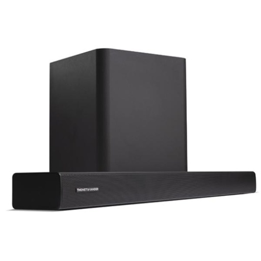 [AS1002] BARRA DE SONIDO THONET & VANDER STERN 180W BLUETOOTH HDMI ARC OPTICAL COAXIAL 3.5MM SUBWOOFER HK096-03675 NEGRO