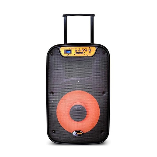 [1204234] PARLANTE RGB MOONKI WAIKIKI MS-115B 100W BLUETOOTH CON TRIPODE NEGRO