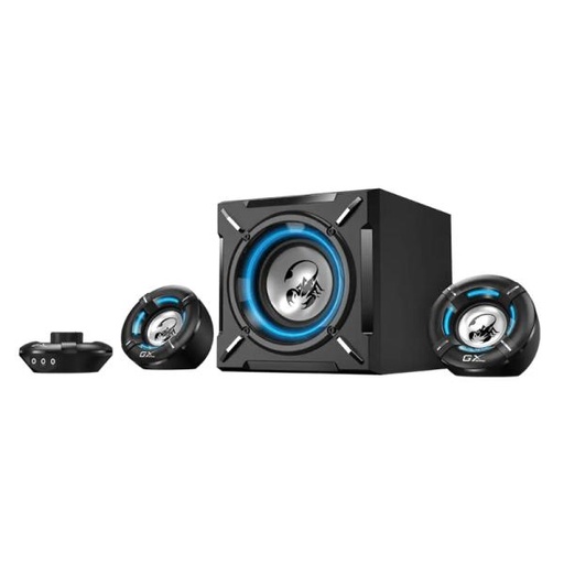 [226] PARLANTE GENIUS SW-G2.1 1000 26W CABLEADO 3.5MM / RCA  31730043401 NEGRO