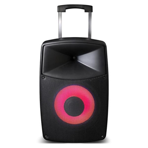 [AS4019] PARLANTE MOONKI MS-P112B 150W BLUETOOTH CON DOS MICROFONOS INALÁMBRICOS NEGRO
