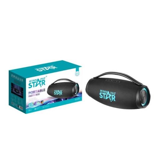 [AS4105] PARLANTE RGB WINNING STAR ST-8102 80 W BLUETOOTH RESISTENTE AL AGUA YX-6686-WST-18515 NEGRO