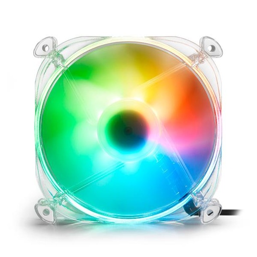 [1212187] ABANICO GAMING RGB SHARKOON SHARK DISC PWM 1X12CM 044951034314 BLANCO
