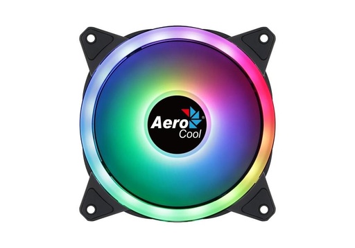 [1212243] ABANICO AEROCOOL DUO 12 ARGB 6-PIN 1X12CM ACF3-DU10217.11 NEGRO