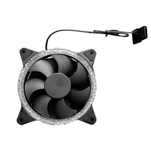 [CP1018] ABANICO RGB 120 X 120 X 25MM 12VDC CONECTOR JACK 4P FCF2S7W2002C NEGRO