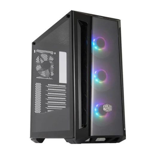 [23128] CASE GAMING RGB COOLER MASTER MASTERBOX MB520 MID TOWER VENTILADORES 4 DE 120MM CON VIDRIO LATERAL MCB-B520-KGNN-RGA NEGRO