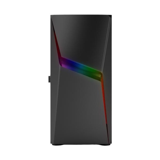 [23235] CASE GAMING RGB EAGLE WARRIOR STORM CG03YBRA001C MID TOWER 1 VENTILADOR DE 120MM CON VIDRIO LATERAL Y TIRA RGB NEGRO