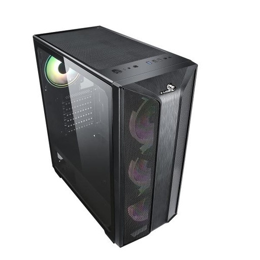 [23288] CASE X-LION H2-510 TEMPERED  GLASS SIDE PANEL + 3 12CM FANS USB2.0*2 + USB3.0*1 + HD AUDIO