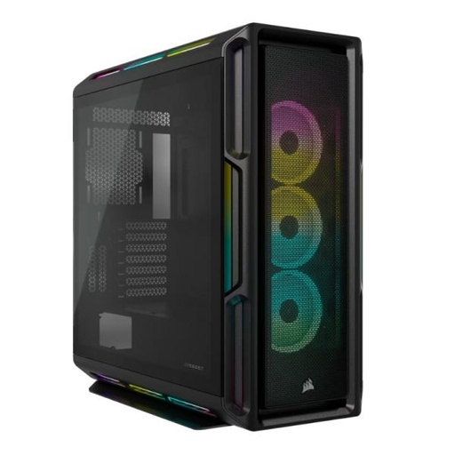 [23378] CASE GAMING RGB CORSAIR iCUE 5000T MID TOWER VENTILADORES 3 DE 120MM CON VIDRIO LATERAL Y MALLA FRONTAL CC-9011230-WW NEGRO