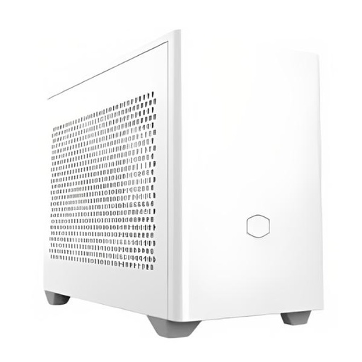 [23448] CASE RGB COOLER MASTER MASTERBOX NR200 MINI TOWER VENTILADORES 1 DE 120MM Y 1 DE 92MM CON MALLA LATERAL MCB-NR200-WNNN-S00 BLANCO