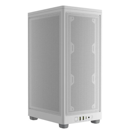 [23458] CASE CORSAIR 2000D AIRFLOW MINI TOWER SIN VENTILACIÓN INCLUIDA CON REJILLAS DE ACERO CC-9011245-WW BLANCO