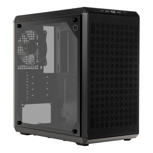[23500] CASE COOLER MASTER Q300L V2 MINI TOWER VENTILADOR 1 DE 120MM CON VIDRIO LATERAL Q300LV2-KGNN-S01 NEGRO