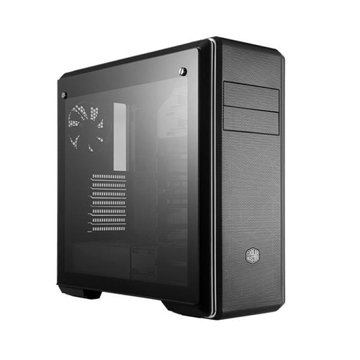 [23502] CASE COOLER MASTER MASTERBOX CM694 TG MID TOWER VENTILADORES 3 DE 120MM CON VIDRIO LATERAL MCB-CM694-KG5N-S00 NEGRO
