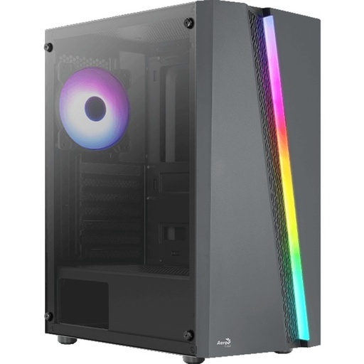 [23534] CASE GAMING RGB AEROCOOL BLADE-G-BK-V1 MID TOWER VENTILADORES 4 DE 120MM CON VIDRIO LATERAL ACCM-PV46043.11 NEGRO