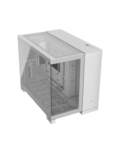 [23542] CASE GAMING CORSAIR 2500X VIDRIO MID TOWER CON VIDRIO LATERAL Y FRONTAL CC-9011266-WW BLANCO