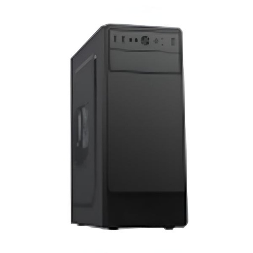 [23569] CASE CX31KURA001C H410 ATX MID TOWER SIN VENTILACIÓN INCLUIDA CON FUENTE DE PODER PE600RNF013C 600W KE31240001 NEGRO